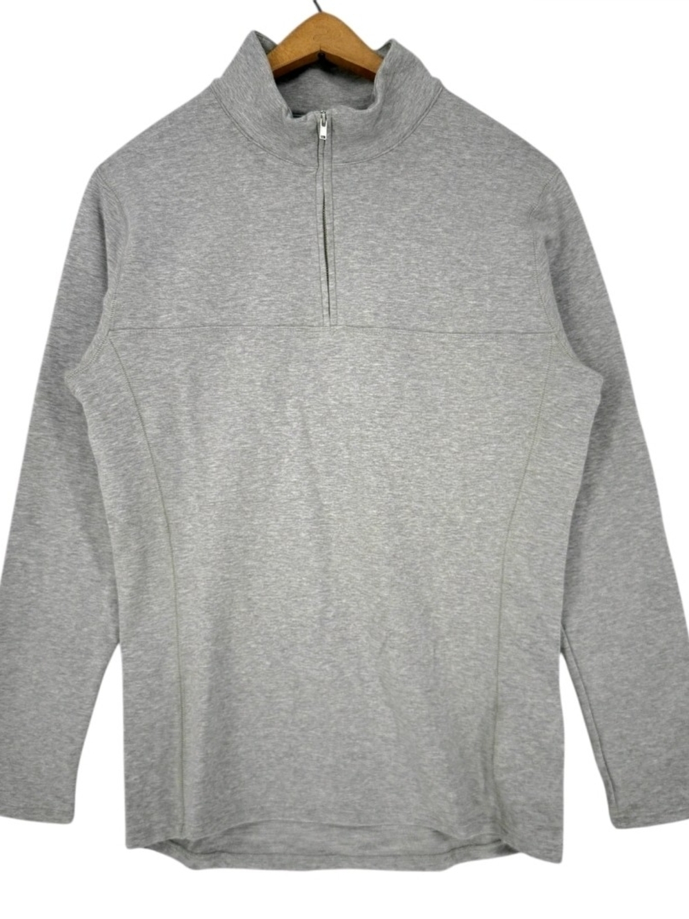 State and Liberty Light Gray Zip Sweatshirt